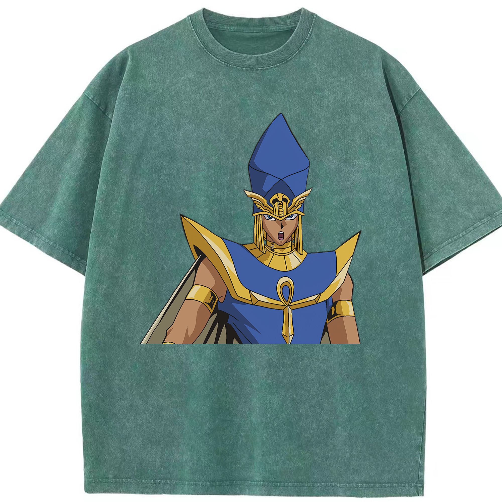 （画像用） 遊☆戯☆王 Yu-Gi-Oh! 綿100% ヴィンテージ風 半袖Tシャツ（フロントプリント）